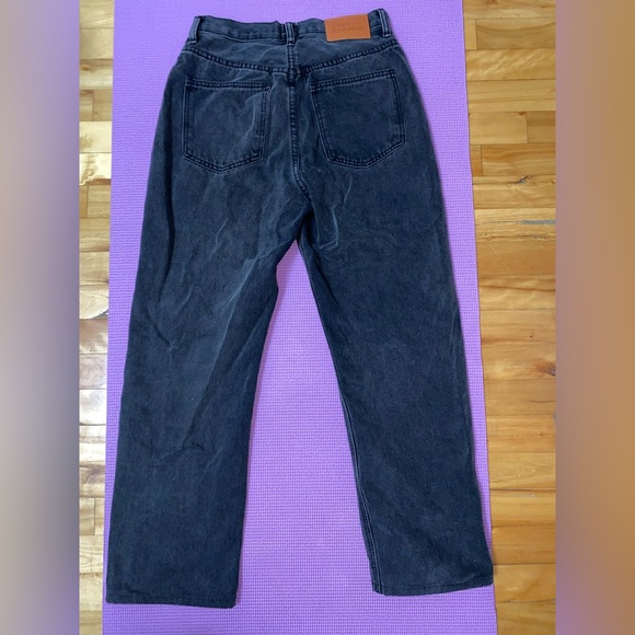 Princess Polly Asymmetrical Charcoal Denim - Picture 4 of 4